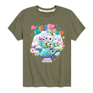 Boys' - Gabby's Dollhouse - A Meow Zing Short Sleeve Graphic T-Shirt - 1 of 4