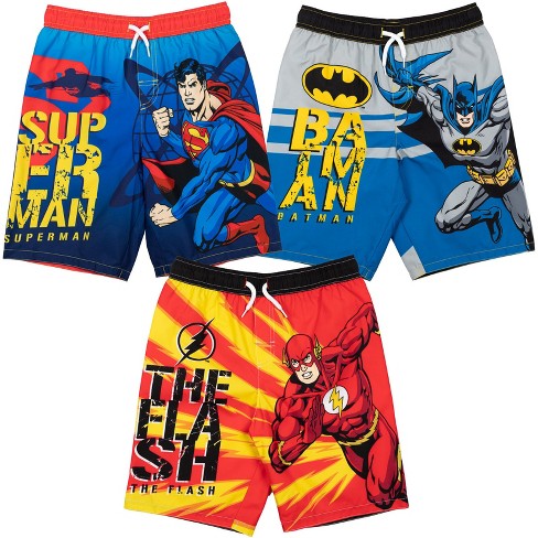 Target batman store swim trunks