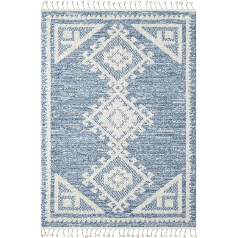 Luxe Weavers South Western Fringe Area Rug, 2 of 9