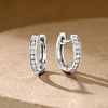 Pure Collection by Ross-Simons 0.10 ct. t.w. Diamond Huggie Hoop Earrings in Sterling Silver - 4 of 4