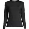 Lands' End Women's Long Sleeve Relaxed UPF 50 Rash Guard - 3 of 4