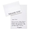 Sustainable Greetings 120 Thank You Cards Bulk with Envelopes for Weddings, Bridal Showers, Graduations, Black and White Design (5x4 In) - 3 of 4