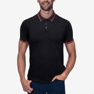 X RAY Men's Basic Short Sleeve Tipped Polo - 1 of 3