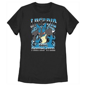 Women's Pokemon Lucario Type: Fighting-Steel T-Shirt - 1 of 4