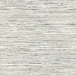 RoomMates Faux Grasscloth Light Gray Peel and Stick Wallpaper: Removable Vinyl, Abstract Pattern, 28.18 Sq Ft Coverage - 1 of 4