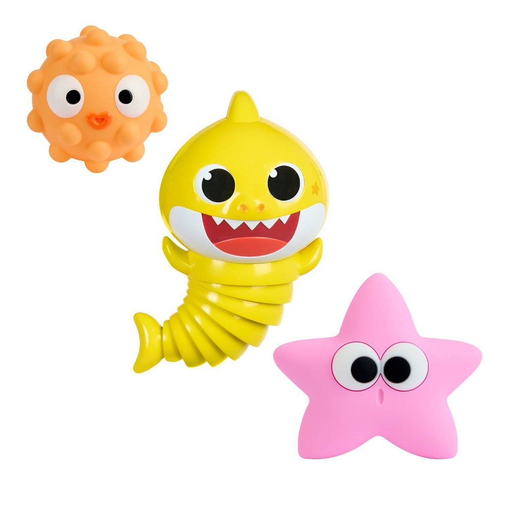 Photos - Other Toys Baby Shark Sensory Fun Friends Bath Toy - 3pk