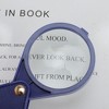 Unique Bargains Magnifier Teardrop Swivel Magnifier 10X Rotating Lens Design ABS 8.8x6.5x1.6cm 1 Pc - 2 of 3