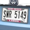 NCAA University of New Mexico Lobos Stainless Steel License Plate Frame - 2 of 3