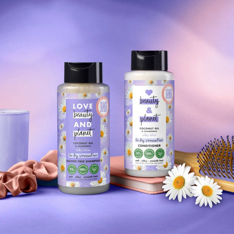 Love Beauty and Planet Coconut Oil &#38; Chamomile Sulfate Free Shampoo - 13.5 fl oz, 5 of 9