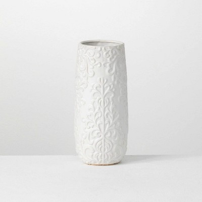 Sullivans Embossed Ceramic Vase