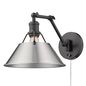 Golden Lighting Orwell 1 Light Articulating Wall Sconce - 1 of 2