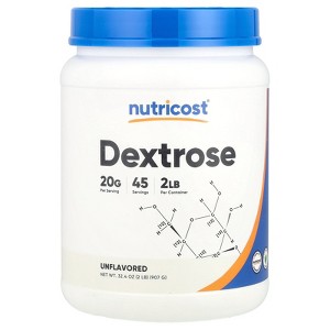 Nutricost Dextrose, Unflavored, 2 lb (907 g) - 1 of 2