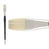 Creative Mark Pro Stroke Premium White Chungking Hog Bristle Artist Paint Brush - Flat - Natural Bristle Brush w/ Great Control Suitable for Oils, - 2 of 4