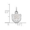 Black Bow Jewelry 10k White Gold Baylor Bears NCAA Extra Small Pendant - 2 of 3