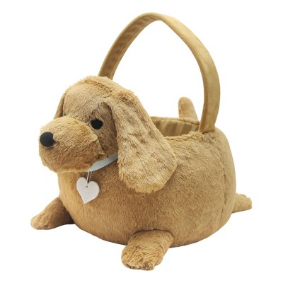 Midlee Hide a Toy Easter Basket Dog Toy