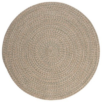Colonial Mills Tremont Braided Rug, Palm 4' round, Round Shape