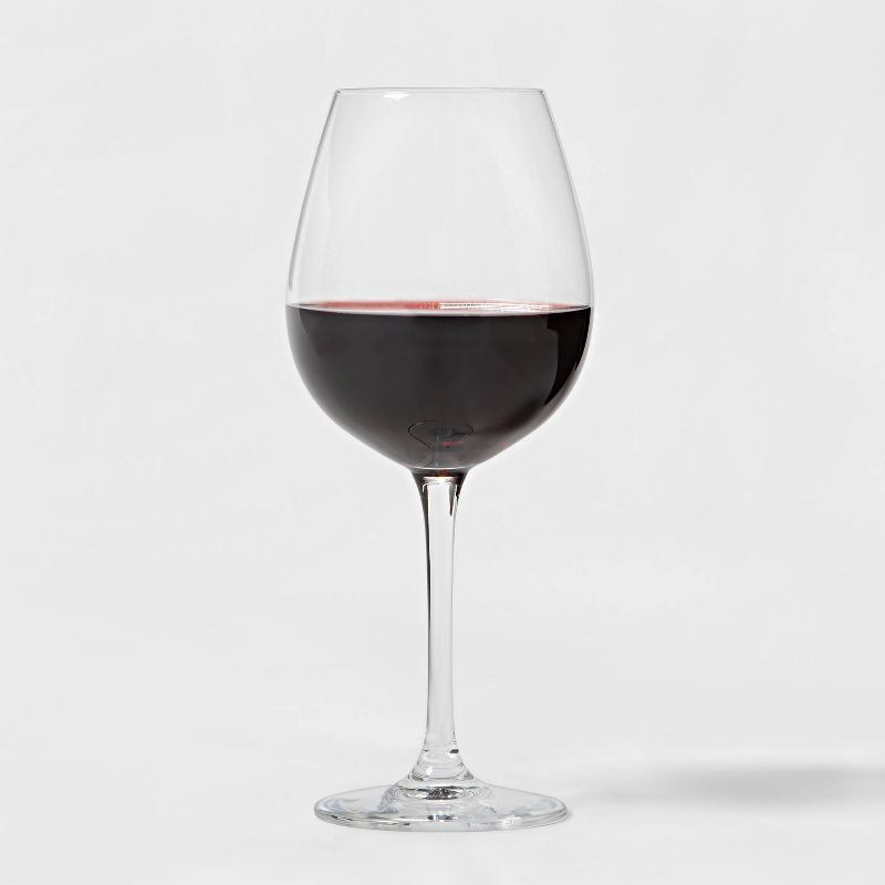 20.7oz 4pk Crystal Red Wine Glasses - Threshold&#8482;, 3 of 6