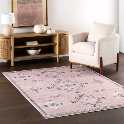 Nuloom Evalyn Southwestern Pet Friendly Machine Washable Area Rug