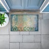 Stupell Industries Rustic Stripe Welcome Printed Outdoor Door Mat, design by Tim Coffey, 18"x30" - 3 of 4