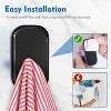LunaLulinlk Black Wall Hook Coat Rack for Hanging Towel Backpack Hat Damage Free Decorating - 4 of 4