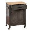 Jacksonville Kitchen Cart Gray - Buylateral - 4 of 4