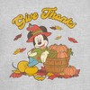 Juniors Womens Mickey & Friends Give Thanks Scarecrow Mickey T-Shirt - image 2 of 4