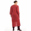 June + Vie by Roaman's Puff-Sleeve Cardigan Sweater Midi Dress - 3 of 4
