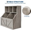 Kids Toy Storage Bookshelf Organizer for Toddlers, Nursery Playroom, Daycare Childrens Room Toy Shelf and Bookcase Furniture - 4 of 4