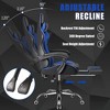 LACOO 2024 Upgraded Faux Leather Massage Gaming Chair with Footrest - 4 of 4