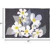 Jellybean Daisies On Pewter Garden Indoor/Outdoor Machine Washable 20" x 30" Doormat - 3 of 3