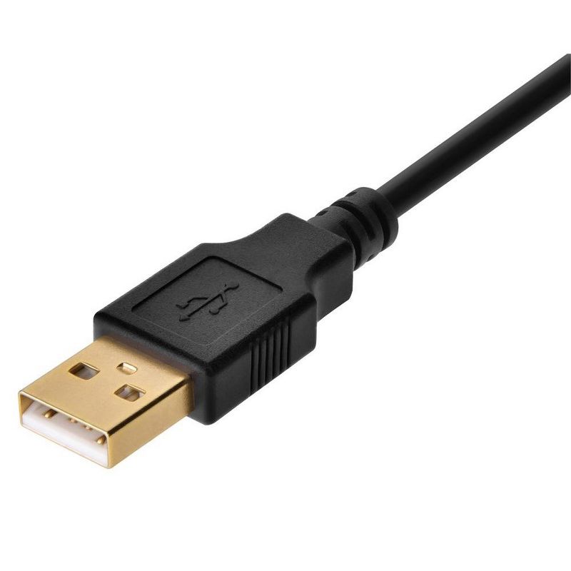 Monoprice USB/Lightning Cable - 15 Feet - Black | USB-A to Mini-B, 5-Pin, 28AWG conductors, 2 of 6