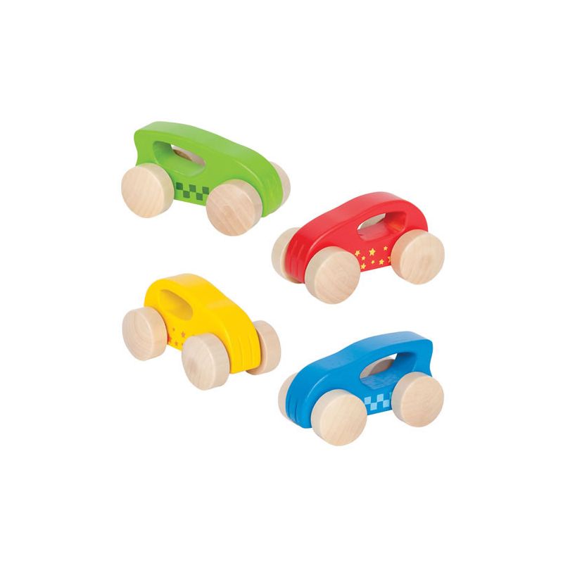 HAPE Little Autos  - Set of 4 Wooden Toy Cars, 1 of 7