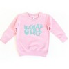 The Juniper Shop Mama's Girl Flower Toddler Sweatshirt - 3 of 4
