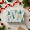 Wrapables 60 Sheets Christmas Tissue Paper, Watercolor Christmas Pine Trees Holiday Gift Wrap 14 x 20 inches - 3 of 4