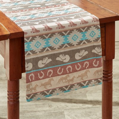 Park Designs Ranch Jacquard Table Runner 13" X 36"