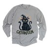 Simply Sage Market Catoween Cat Garment Dyed Long Sleeve - 2 of 4