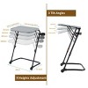 Adjustable Folding TV Tray With Cup Holder 20.87"W x 14.76"D x 27.76"H - 3 of 4