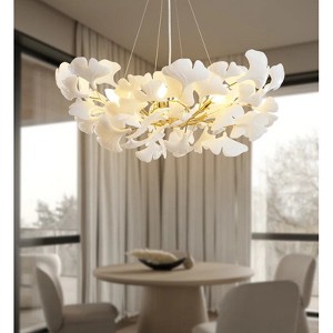Wonder Meadow - 40-inch 8-light Ginkgo Chandelier - 1 of 4