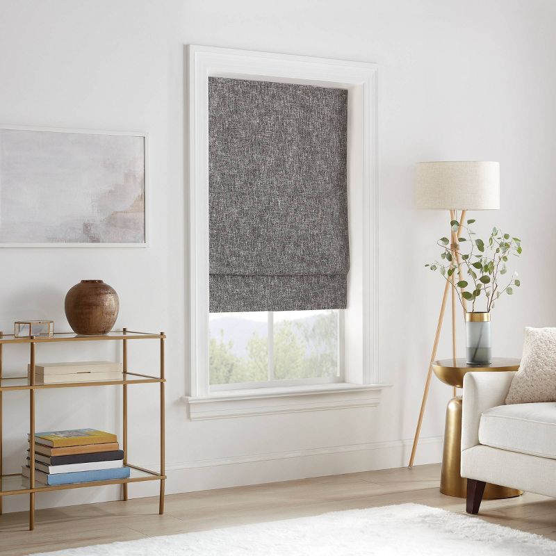 Drew 100% Total Blackout Cordless Roman Blind and Shade - Eclipse, 4 of 13