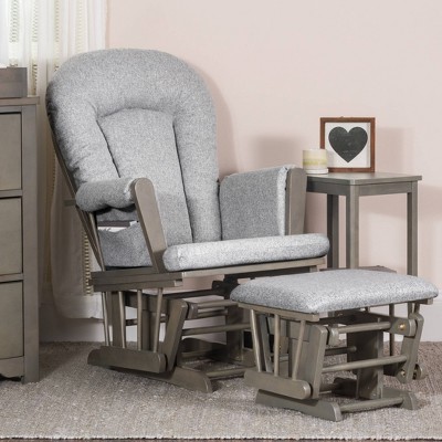 Child Craft Tranquil Glider - Dapper Gray/Gray Herringbone