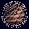 Men's Lost Gods Land of Free Because of Brave T-Shirt - 2 of 4