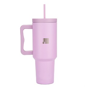 Cubitt Insulated Stainless Steel 40 oz Tumbler with Handle and Straw Lid, Cupholder friendly - 1 of 4
