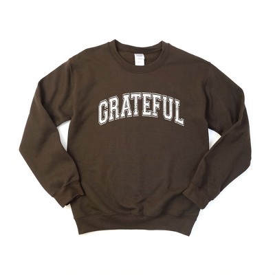 Simply Sage Market Women's Graphic Sweatshirt Grateful Varsity