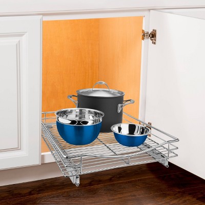 Lynk Professional 17" x 18" Slide Out Cabinet Organizer - Pull Out Under Cabinet Sliding Shelf: Under Sink Storage, Kitchen Organization — фото 2