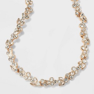 Statement Vine Tennis Necklace - A New Day™ Gold - 1 of 4