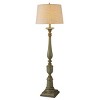 64" Antique French Polyester Resin Floor Lamp Olive Green - StyleCraft - 2 of 4