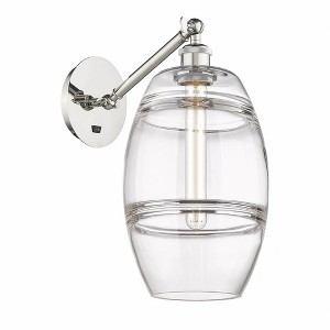 Vaz - 1 Light Arm Adjusts Up and Down Wall Sconce In Industrial Style-9.88 Inches Tall and 8 Inches Wide - 1 of 1