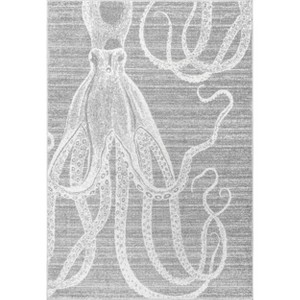 Nuloom Thomas Paul Power loomed Octopus Indoor Area Rug - 1 of 4