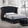 Lugang Upholstered Wingback Bed - 2 of 2