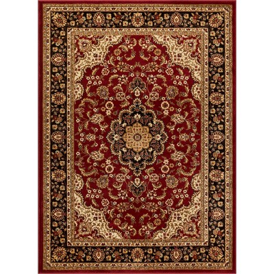 Traditional Oriental Medallion Power-Loomed Indoor Area Rug
